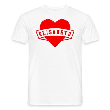 Elisabeth Herzen - T-shirt homme - blanc - Devant - AI Model Male 178 dark (178cm)