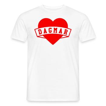 Dagmar Herzen - Männer T-Shirt - Weiß - Vorne - AI Model Male 178 dark (178cm)