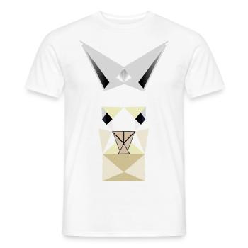 Llama N7T / Llama NFT Style / New - Men's T-Shirt - white - Front - AI Model Male 178 dark (178cm)