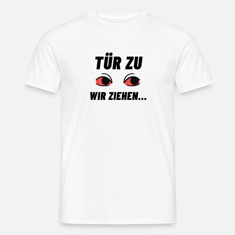 drogen,sprüche,kokain,techno,mdma,geschenk gras - Männer T-Shirt - Weiß