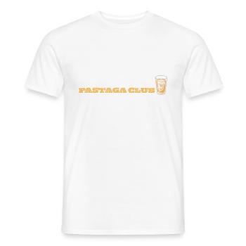 PASTAGA CLUB - T-shirt homme - blanc - Devant - AI Model Male 178 dark (178cm)