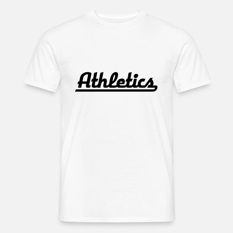 athletics - Männer T-Shirt - Weiß