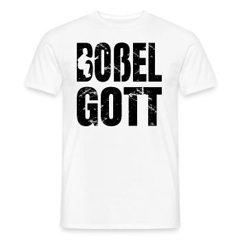 Boßelgott Boßeln Bossel Gott Spruch Geschenk - Männer T-Shirt - Weiß - Vorne - AI Model Male 178 dark (178cm)
