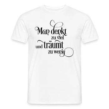 Traum - Männer T-Shirt - Weiß - Vorne - AI Model Male 178 dark (178cm)