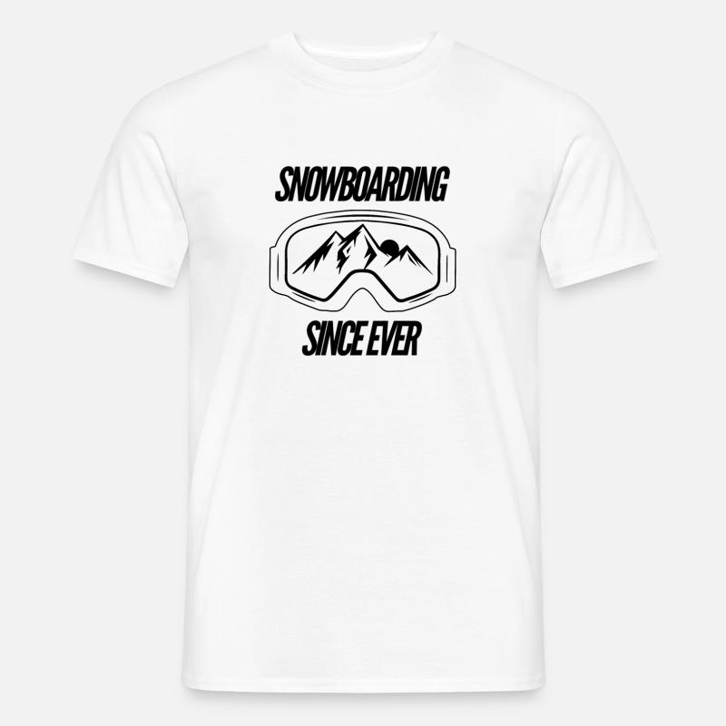 Snowboarding | Snowboard Snowboarder Geschenkidee - Männer T-Shirt - Weiß