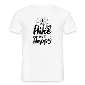 Wandern | Bergsteigen Gipfel Wanderer Geschenkidee - Männer T-Shirt - Weiß - Vorne - AI Model Male 178 dark (178cm)