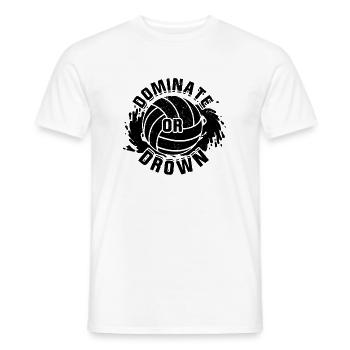 Wasserball | Spieler Trainer Mannschaft Geschenke - Männer T-Shirt - Weiß - Vorne - AI Model Male 178 dark (178cm)