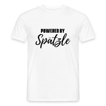 Spätzle | Schwaben Schwabe Schwäbisch Geschenkidee - Männer T-Shirt - Weiß - Vorne - AI Model Male 178 dark (178cm)