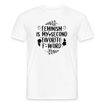 Feministinnen | Feministin Feminismus Geschenkidee - Männer T-Shirt - Weiß - Vorne - AI Model Male 178 dark (178cm)