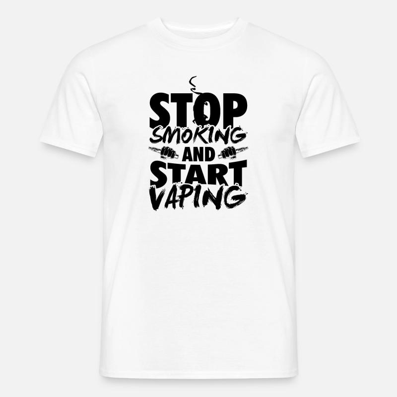Vape | Vaping Vapen E-Cigarette Gift - Men’s T-shirt - white
