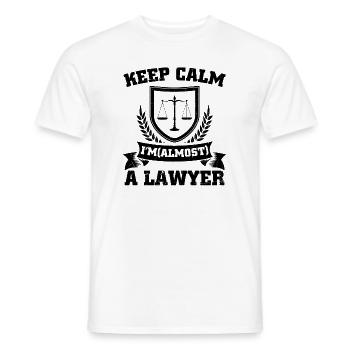 Profession d'avocat | Avocats Juristes Jura BGB Cadeaux - T-shirt homme - blanc - Devant - AI Model Male 178 dark (178cm)