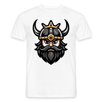 Viking Valhalla - Men's T-Shirt - white - Front - AI Model Male 178 dark (178cm)
