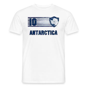 Antarktis Fußball Mannschaft - Männer T-Shirt - Weiß - Vorne - AI Model Male 178 dark (178cm)