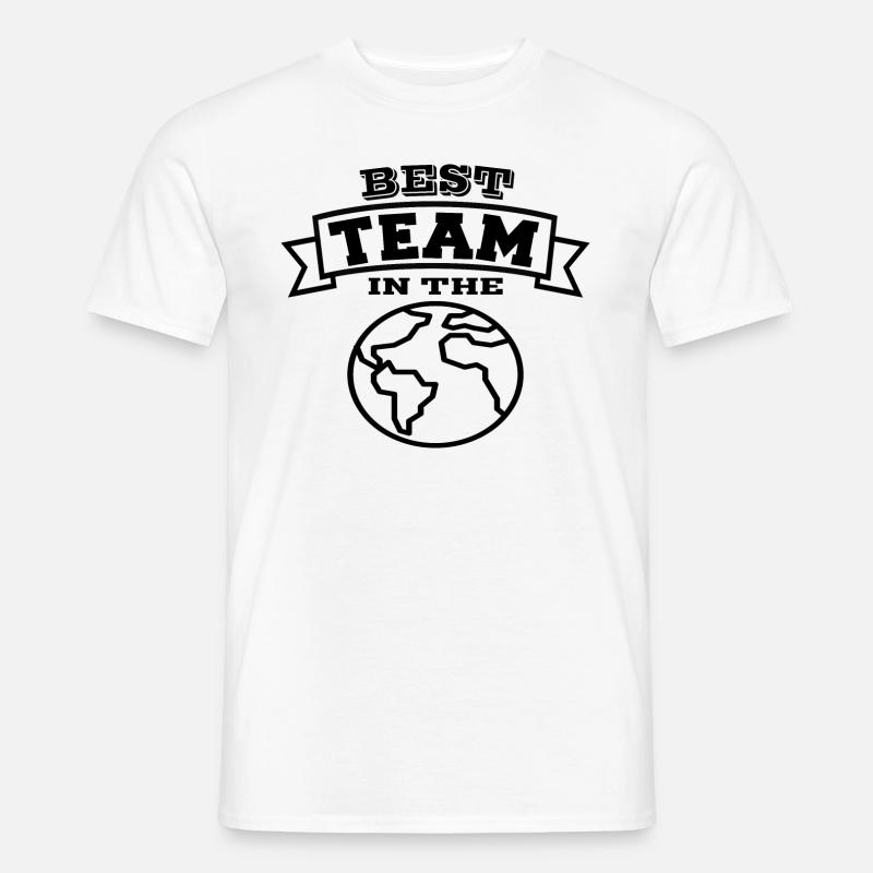 TEAM - Männer T-Shirt - Weiß