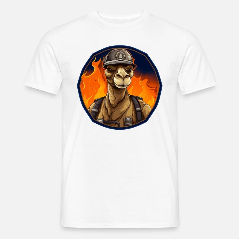Camel Fire Brigade - Men's T-Shirt - white