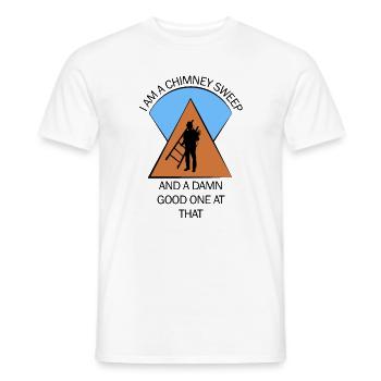 Chimney Sweep Chimney Sweep - Men's T-Shirt - white - Front - AI Model Male 178 dark (178cm)