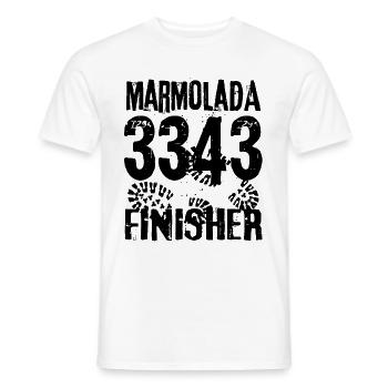 Marmolada Marmolata Dolomiten Südtirol Wandern - Männer T-Shirt - Weiß - Vorne - AI Model Male 178 dark (178cm)