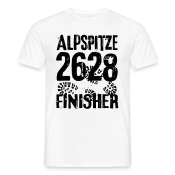 Alpspitze Finisher Wettersteingebirge Wandern - Männer T-Shirt - Weiß - Vorne - AI Model Male 178 dark (178cm)