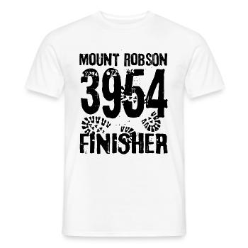 Mount Robson Hike Rocky Mountains Canada - Men's T-Shirt - white - Front - AI Model Male 178 dark (178cm)