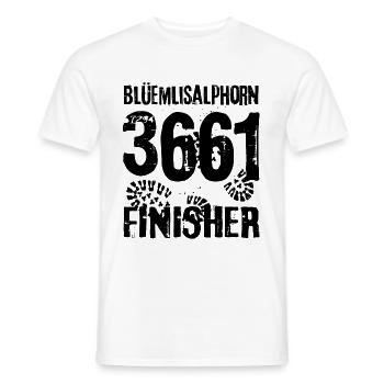 Blüemlisalphorn Blümlisalp Wandern Berner Oberland - Männer T-Shirt - Weiß - Vorne - AI Model Male 178 dark (178cm)
