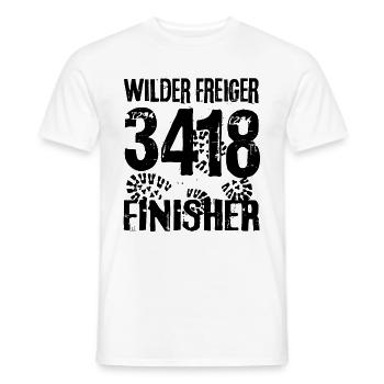 Wilder Freiger Berg Seven Summits Stubai Wandern - Männer T-Shirt - Weiß - Vorne - AI Model Male 178 dark (178cm)