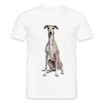Greyhound – pure elegance, speed and grace! - Men's T-Shirt - white - Front - AI Model Male 178 dark (178cm)