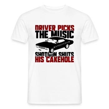 DRIVER, GESCHENK - Männer T-Shirt - Weiß - Vorne - AI Model Male 178 dark (178cm)