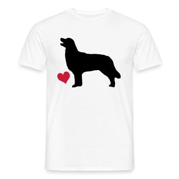 Retriever - Men's T-Shirt - white - Front - AI Model Male 178 dark (178cm)