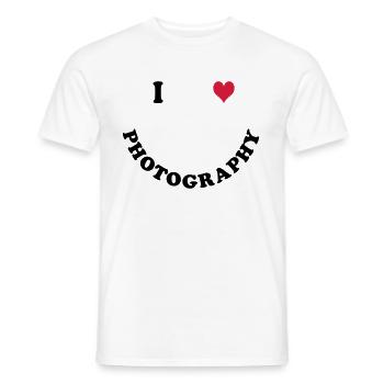 Photography - Men's T-Shirt - white - Front - AI Model Male 178 dark (178cm)