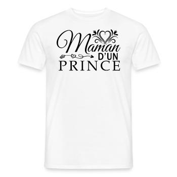fête des mères cadeau maman ma maman anniversaire - T-shirt homme - blanc - Devant - AI Model Male 178 dark (178cm)