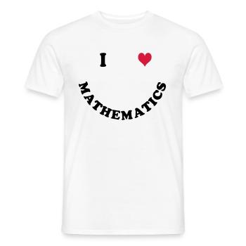 Mathématiques - T-shirt homme - blanc - Devant - AI Model Male 178 dark (178cm)