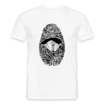 Empreinte de parachutisme - T-shirt homme - blanc - Devant - AI Model Male 178 dark (178cm)