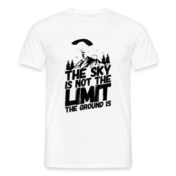 Fallschirm Skydiving Boden - Männer T-Shirt - Weiß - Vorne - AI Model Male 178 dark (178cm)