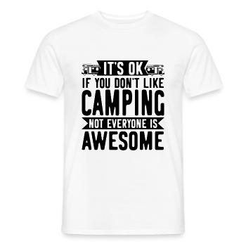 Camper Camping Campen Frech - Männer T-Shirt - Weiß - Vorne - AI Model Male 178 dark (178cm)
