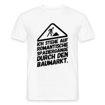 Bauarbeiter Baustelle Baumarkt - Männer T-Shirt - Weiß - Vorne - AI Model Male 178 dark (178cm)