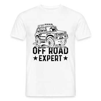 Allradantrieb Spruch Geländewagen Offroad - Männer T-Shirt - Weiß - Vorne - AI Model Male 178 dark (178cm)