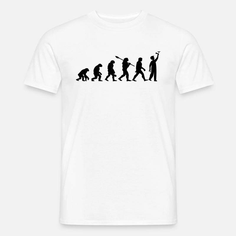 Handwerker der einzig echte - DIY - Männer T-Shirt - Weiß