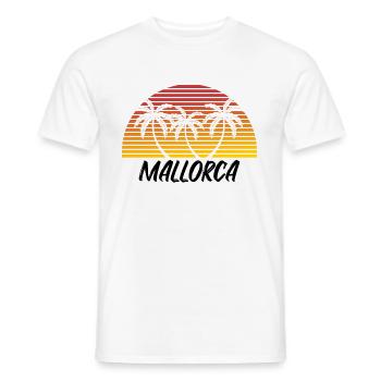 Mallorca - Men's T-Shirt - white - Front - AI Model Male 178 dark (178cm)