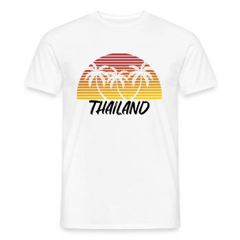 Thailand - Männer T-Shirt - Weiß - Vorne - AI Model Male 178 dark (178cm)