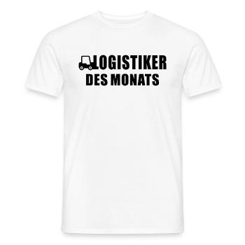Logistiker - Männer T-Shirt - Weiß - Vorne - AI Model Male 178 dark (178cm)