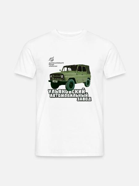 UAZ Jeep - Männer T-Shirt - Weiß