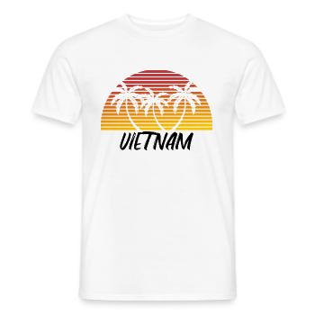 Vietnam - Männer T-Shirt - Weiß - Vorne - AI Model Male 178 dark (178cm)