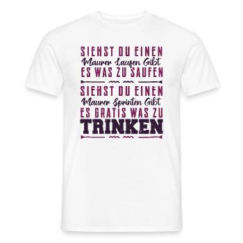 Maurer Tshirt Maurermeister - Männer T-Shirt - Weiß - Vorne - AI Model Male 178 dark (178cm)