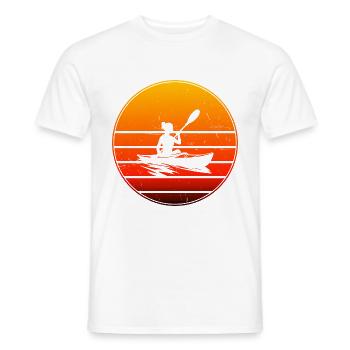 Kajak Kajakfahren Herren Kanu Damen Kayak - Männer T-Shirt - Weiß - Vorne - AI Model Male 178 dark (178cm)