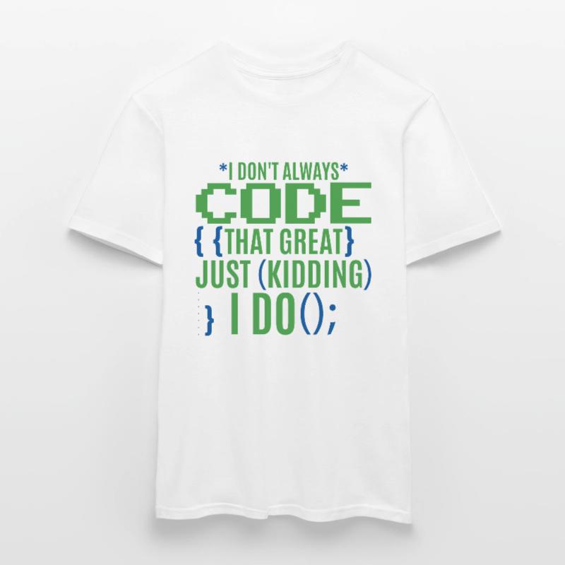 Funny Coder Programmer IT Men's T-Shirt