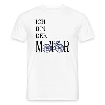 Rennrad Mountainbike Spruch Radfahrer Fahrrad - Männer T-Shirt - Weiß - Vorne - AI Model Male 178 dark (178cm)