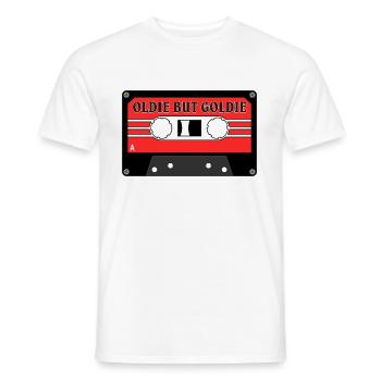 Retro Mixtape Années 60 Années 70 Années 80 OLDIE BUT GOLDIE - T-shirt homme - blanc - Devant - AI Model Male 178 dark (178cm)