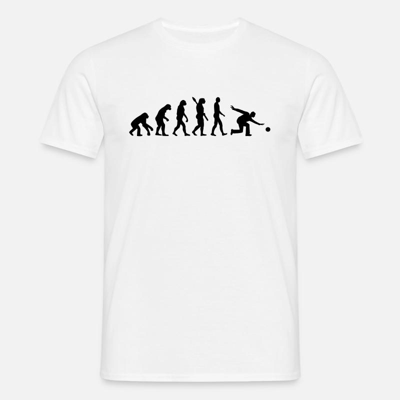 Evolution Bowling - Men's T-Shirt - white
