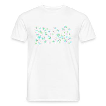 star - Men's T-Shirt - white - Front - AI Model Male 178 dark (178cm)