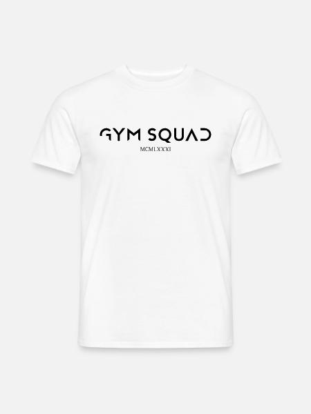 Gym Squad Fitness Gym - Männer T-Shirt - Weiß